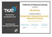 Safeguarding certificate 4