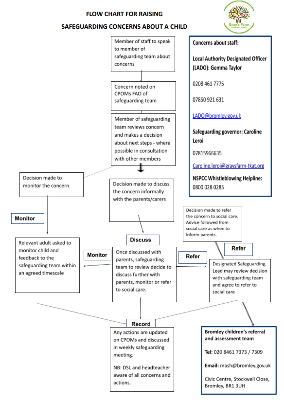 Safeguarding flow chat